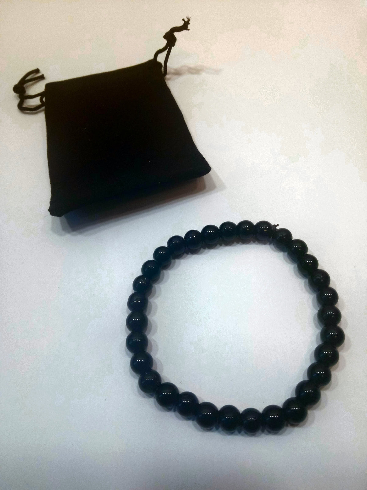 BRACELET PERLES NATURELLES ONYX