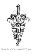 PATCH CRANE DE BAPHOMET SUR ATHAME