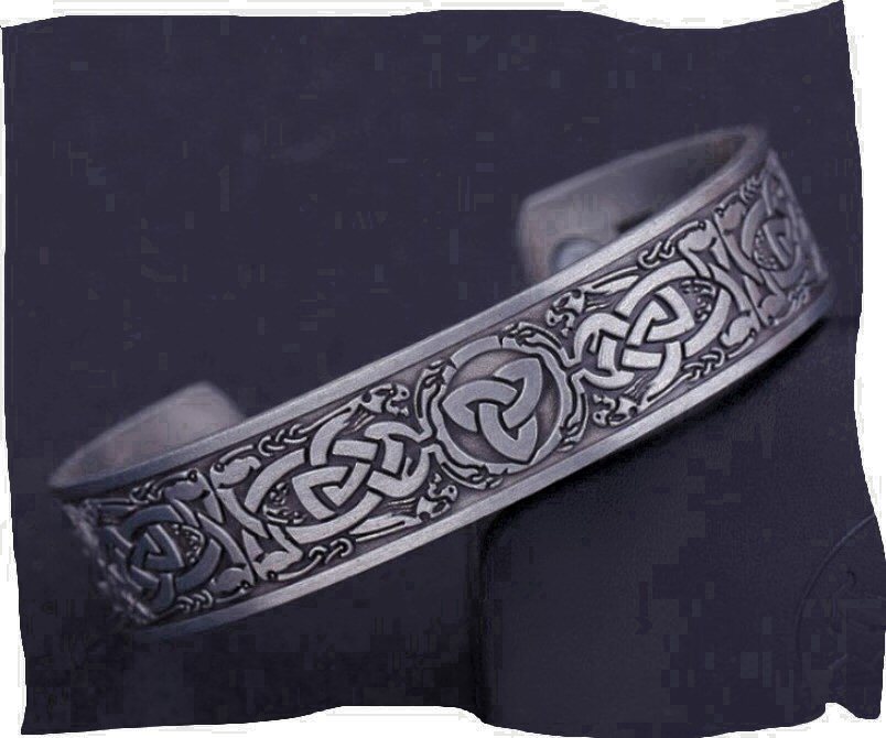 BRACELET MAGNETIQUE TRINITE CELTIQUE AIRAIN