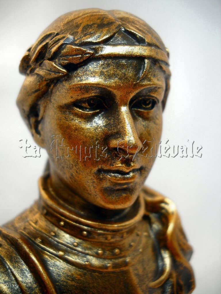 BUSTE DE JEANNE D'ARC D'APRES GOLDSCHEIDER/brz