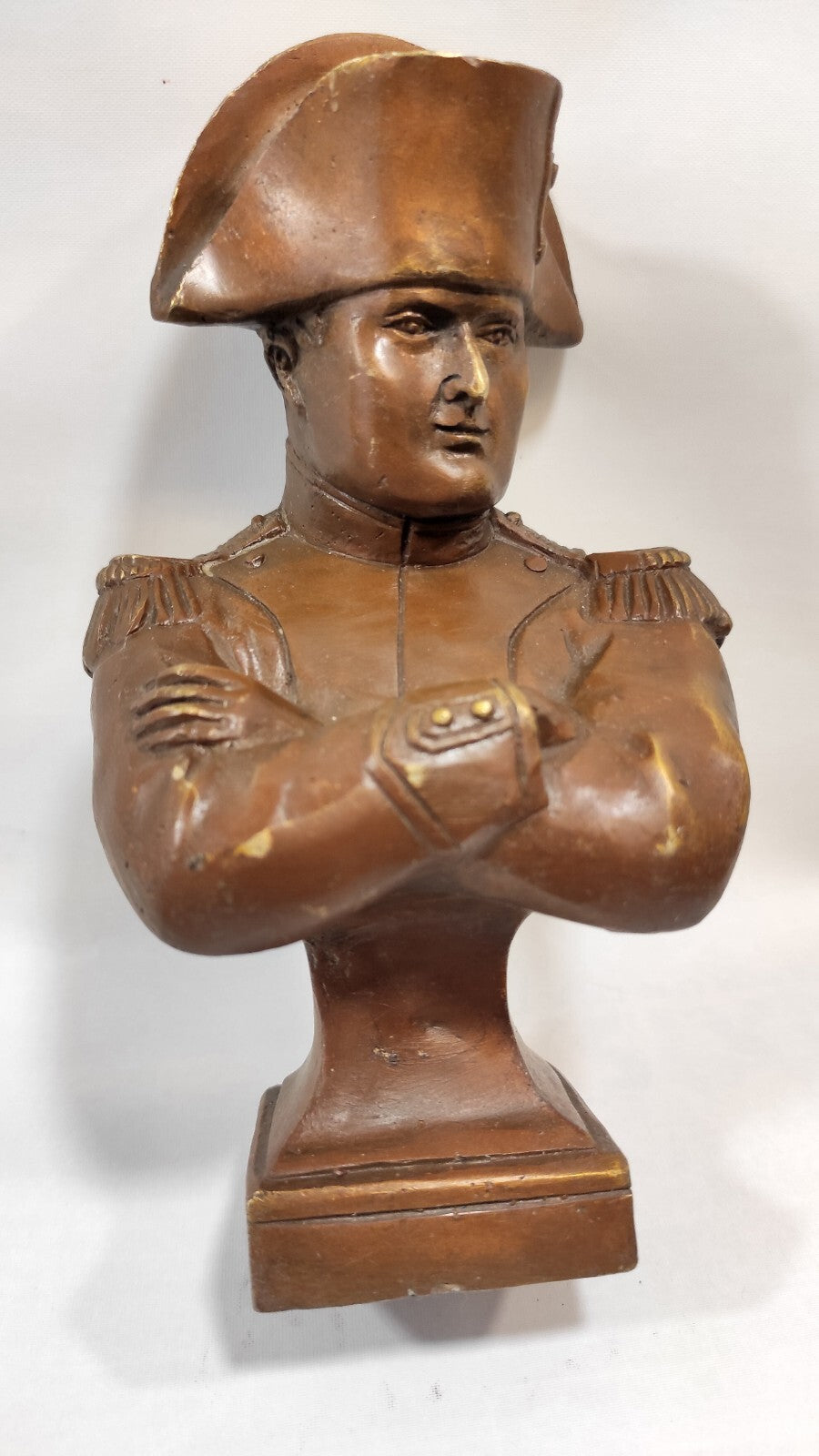 BUSTE NAPOLEON BRONZE VERITABLE 17,5cm/EMPIRE/BONAPARTE