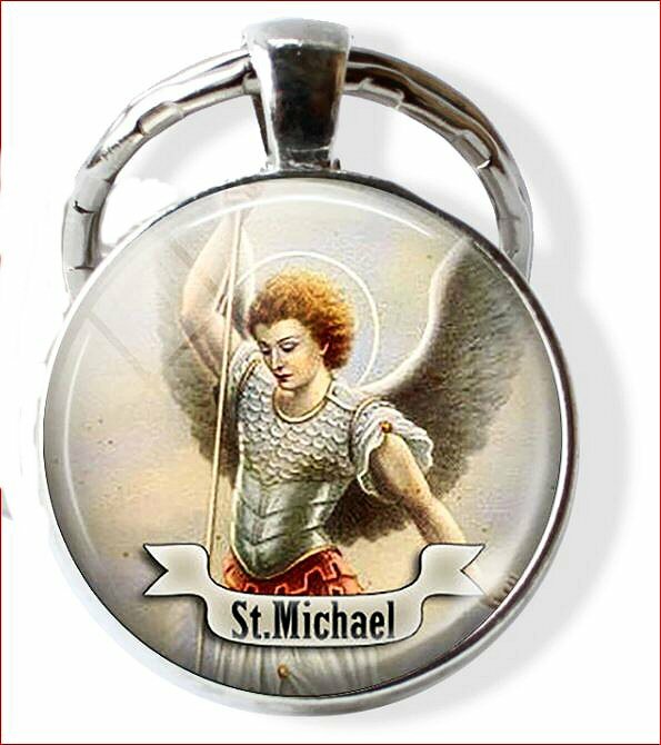PORTE CLEF DE L'ARCHANGE SAINT MICHEL