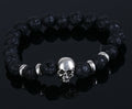 BRACELET BLACK SKULL/BIKERS 2