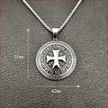 MEDAILLON DE GRAND MAITRE TEMPLIER/DEVISE