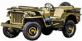PLAQUE METAL JEEP WILLYS  G.M.