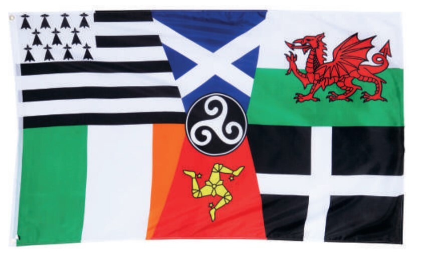 Drapeau Panceltique 150cmX90cm/INTERCELTIQUE/Bretagne