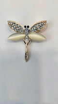 BROCHE LIBELLULE PIERRES ZIRCONIA