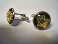 BOUTONS DE MANCHETTES PENTACLE/MAGIE