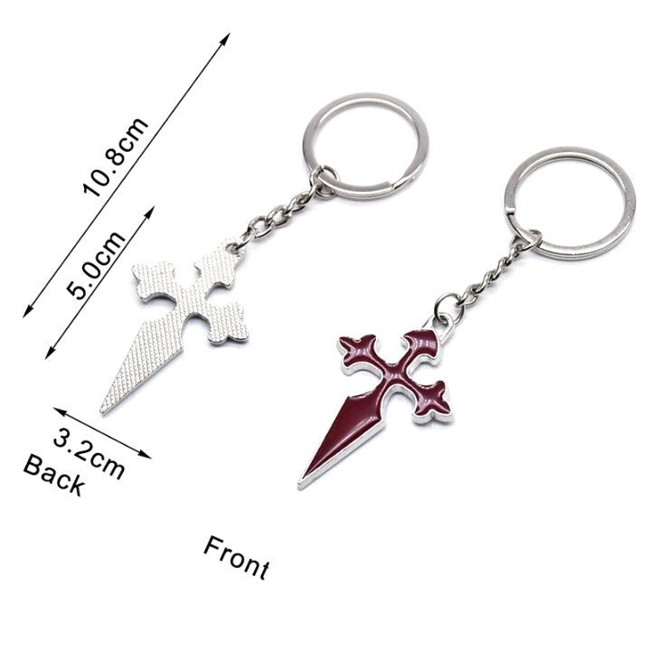 PORTE CLEF CROIX SAINT JACQUES DE COMPOSTELLE