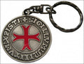 PORTE CLEF TEMPLIER/Sigillum Militum Xristi /CROISADES arg