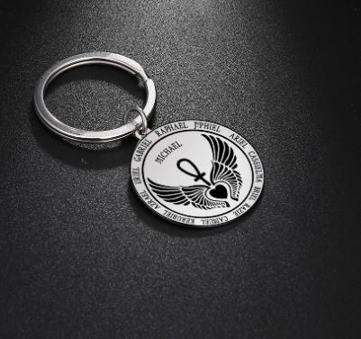 PORTE CLEFS ARCHANGE SAINT MICHEL ET DES 7 ARCHANGES