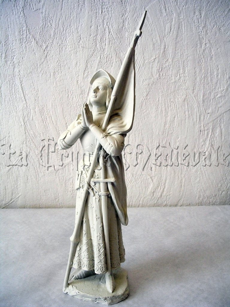 STATUE DE JEANNE D'ARC EGLISE NOTRE DAME DE PARIS 25cm