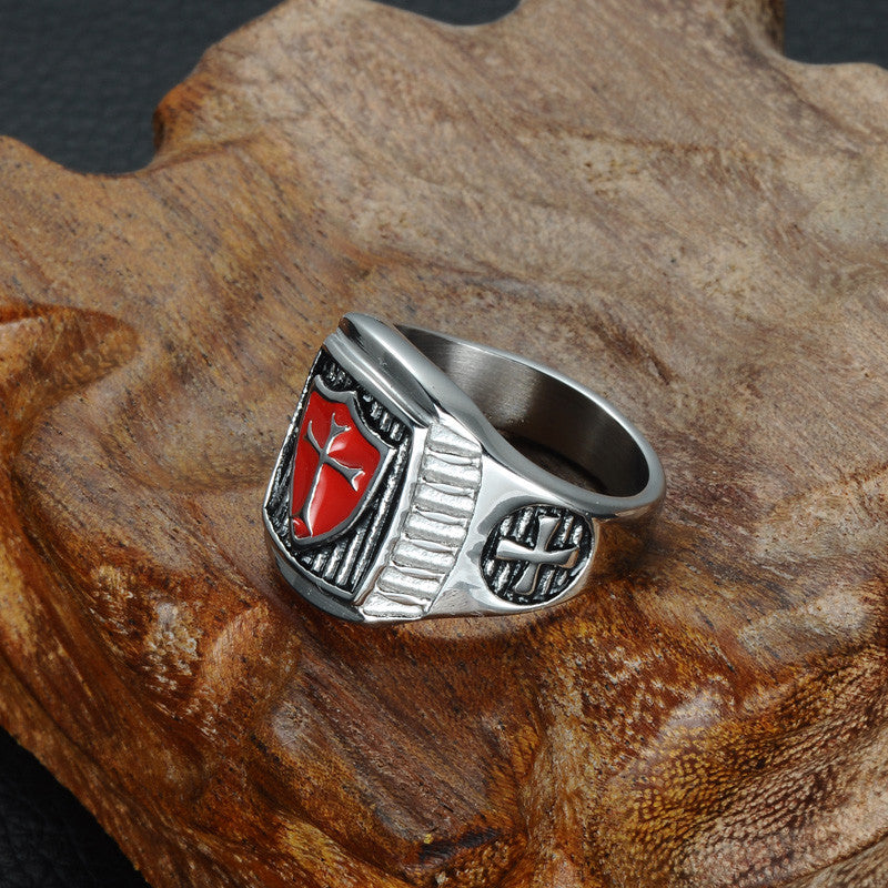 Chevalière Bouclier Templier/Knights Templars