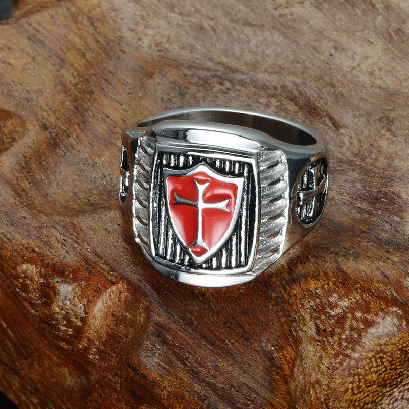 Chevalière Bouclier Templier/Knights Templars