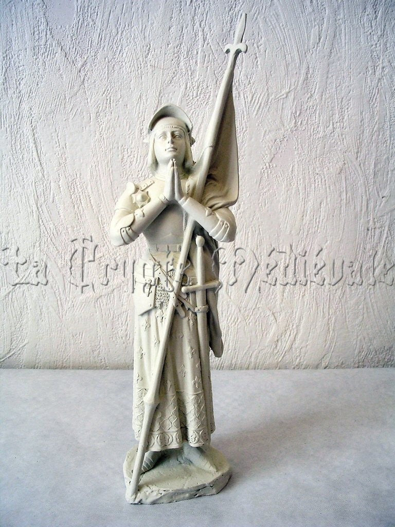 STATUE DE JEANNE D'ARC EGLISE NOTRE DAME DE PARIS 25cm