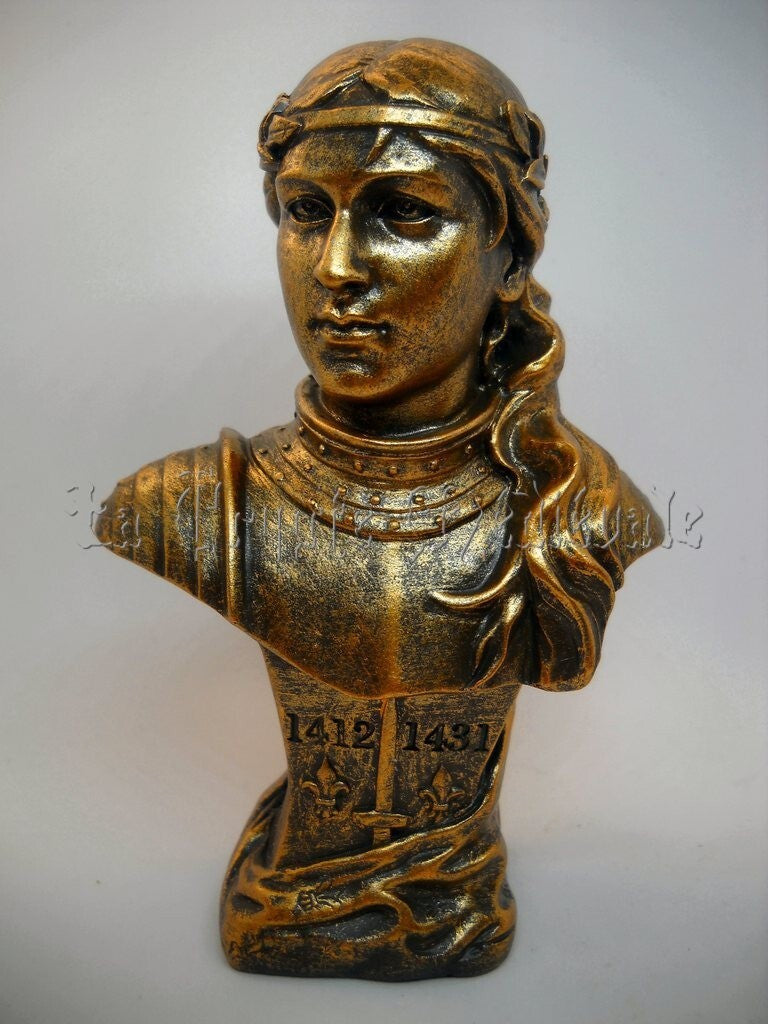 BUSTE DE JEANNE D'ARC D'APRES GOLDSCHEIDER/brz