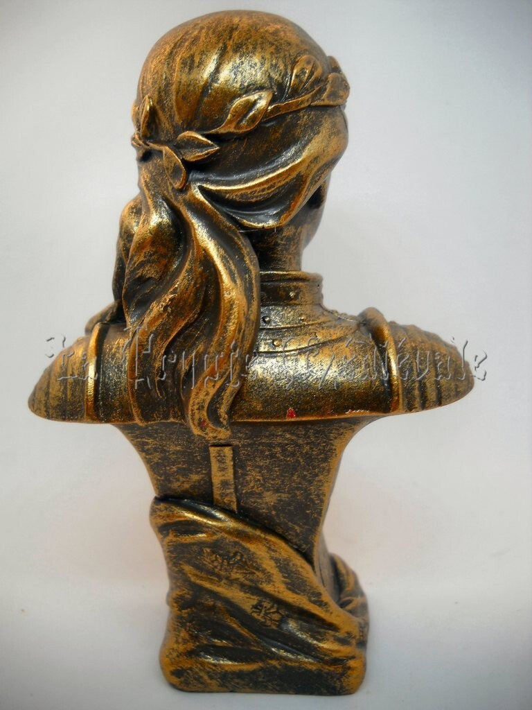 BUSTE DE JEANNE D'ARC D'APRES GOLDSCHEIDER/brz