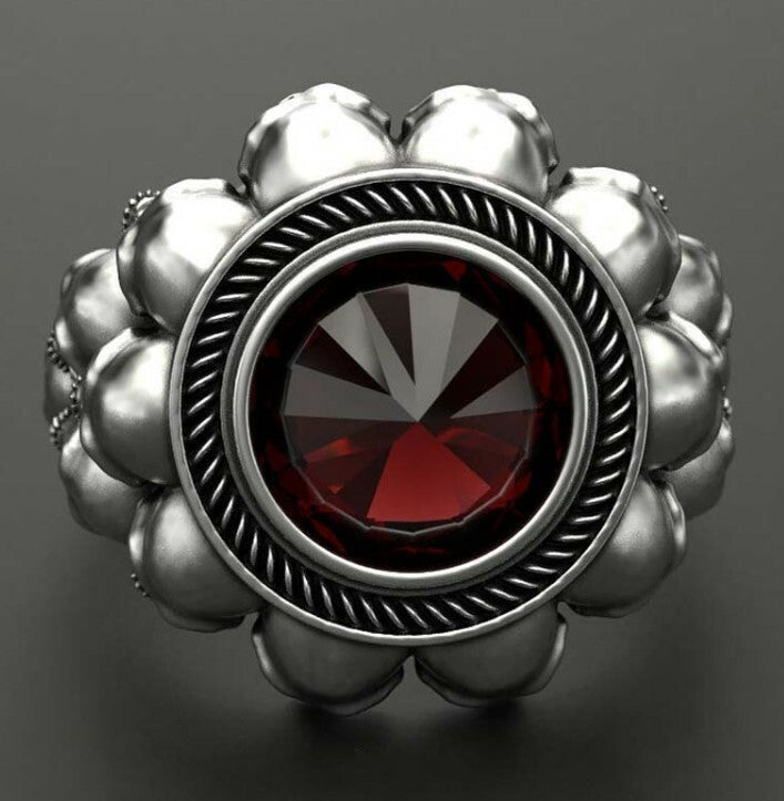BAGUE TETE DE MORT CATACOMBES TAILLE 11/BIKERS